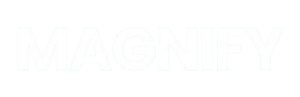 magnify logo white 